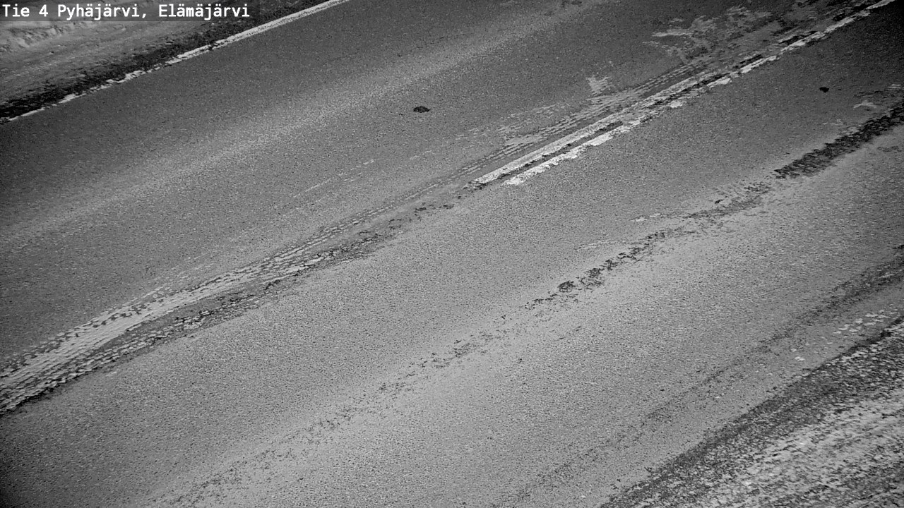 Weather Camera Image Road 4 Pyhäjärvi, Elämäjärvi, Pyhäjärvi, Pohjois-Pohjanmaa