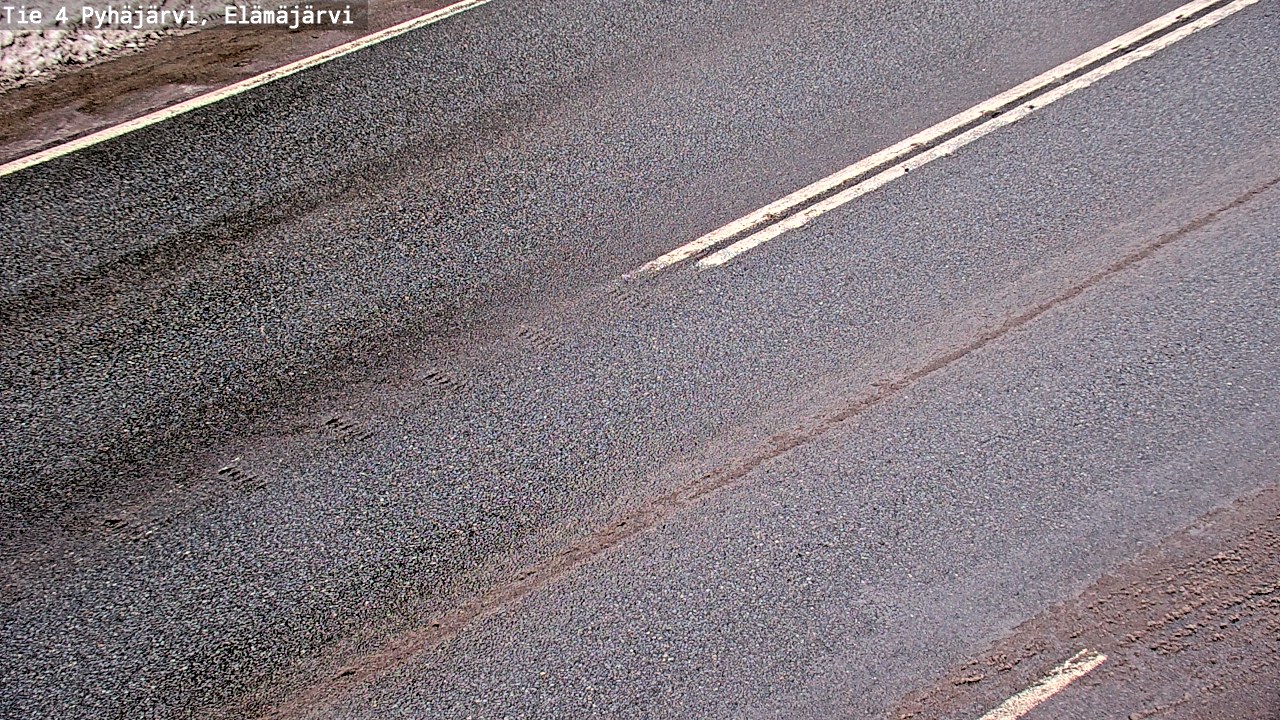Weather Camera Image Road 4 Pyhäjärvi, Elämäjärvi, Pyhäjärvi, Pohjois-Pohjanmaa