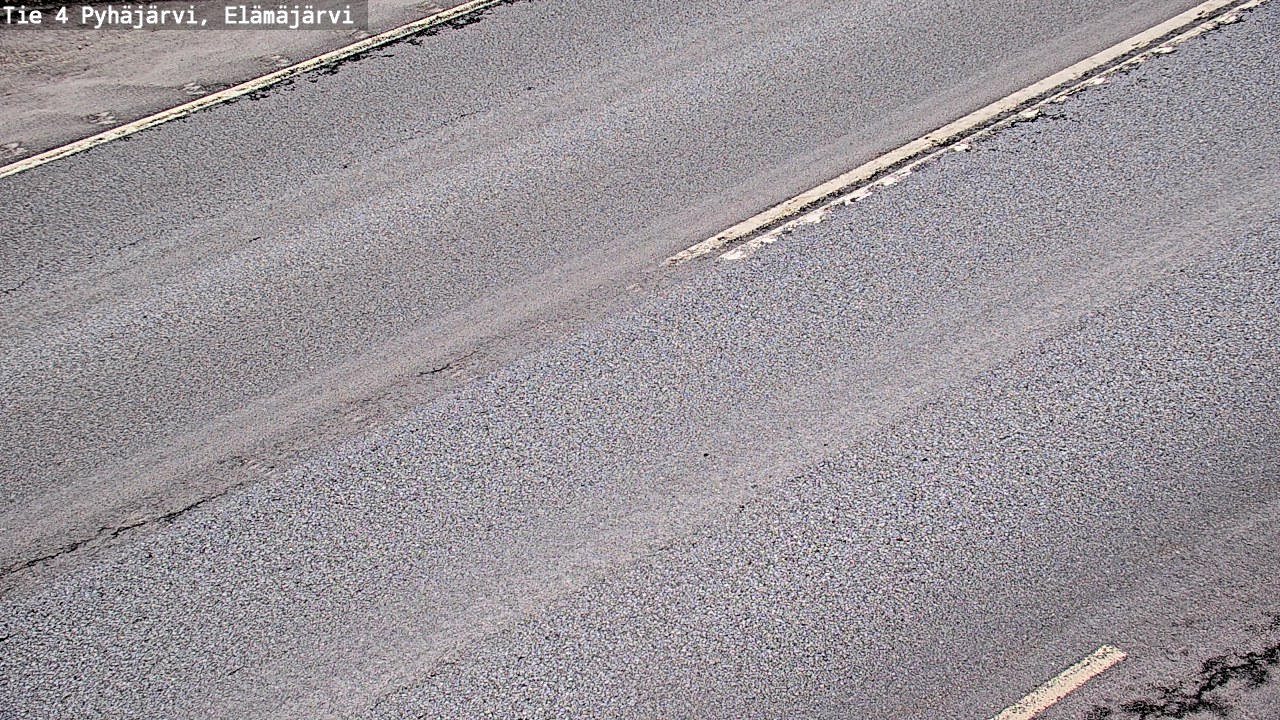 Weather Camera Image Väg 4 Pyhäjärvi, Elämäjärvi, Pyhäjärvi, Pohjois-Pohjanmaa