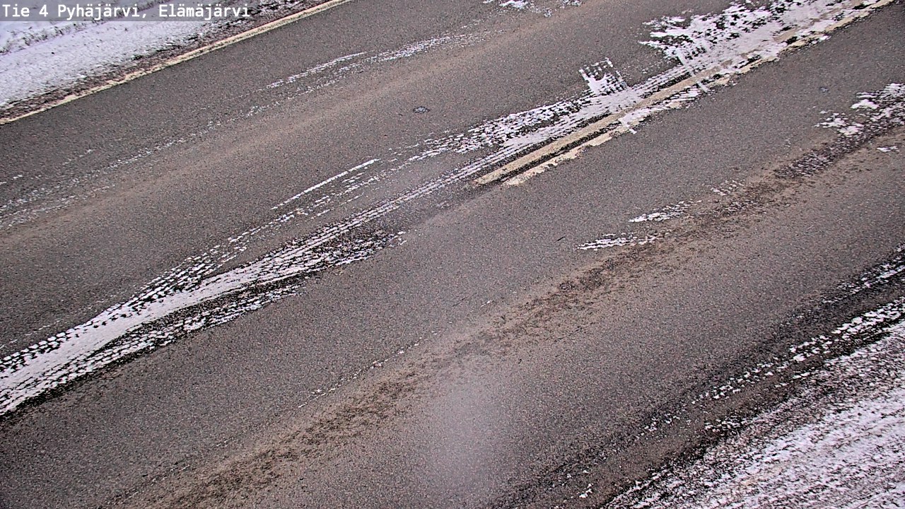 Weather Camera Image Road 4 Pyhäjärvi, Elämäjärvi, Pyhäjärvi, Pohjois-Pohjanmaa