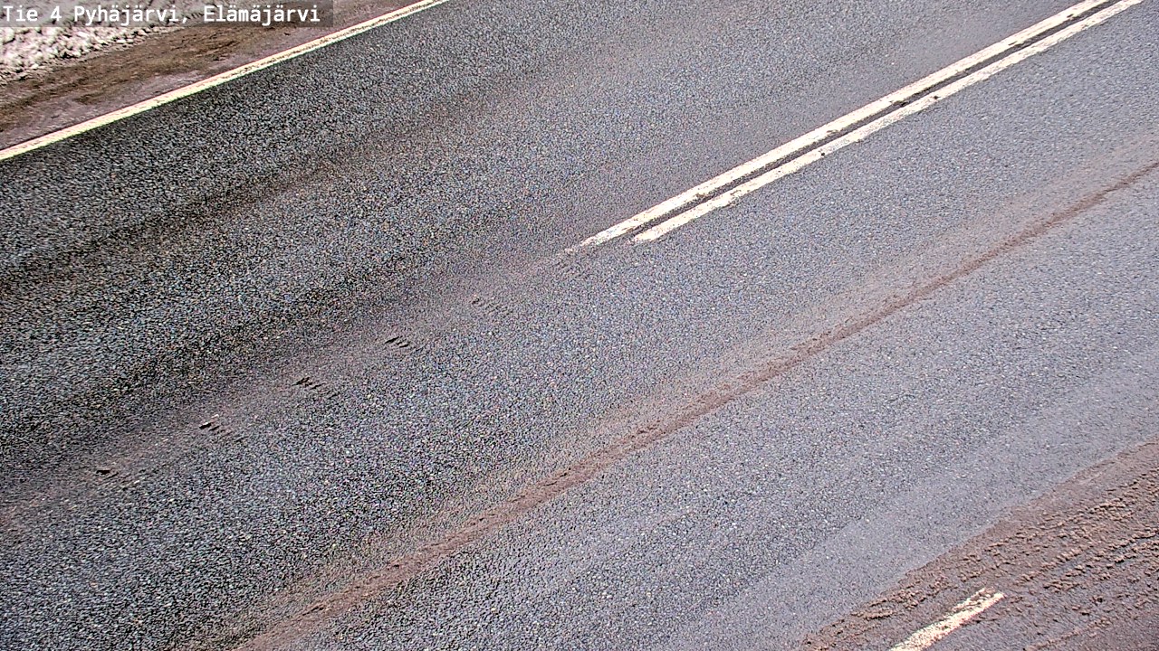 Weather Camera Image Road 4 Pyhäjärvi, Elämäjärvi, Pyhäjärvi, Pohjois-Pohjanmaa