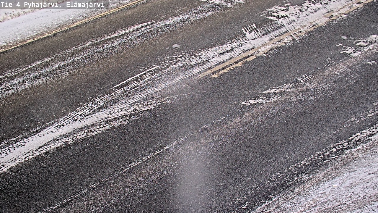 Weather Camera Image Väg 4 Pyhäjärvi, Elämäjärvi, Pyhäjärvi, Pohjois-Pohjanmaa