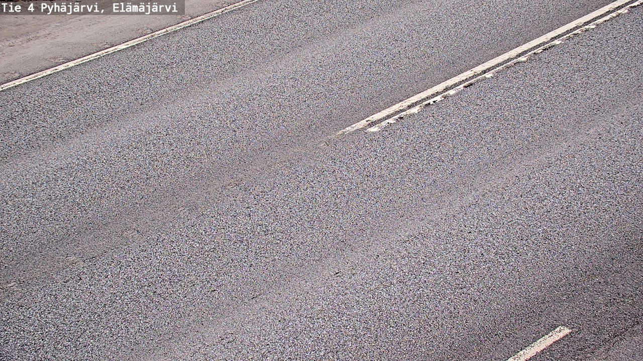 Weather Camera Image Väg 4 Pyhäjärvi, Elämäjärvi, Pyhäjärvi, Pohjois-Pohjanmaa