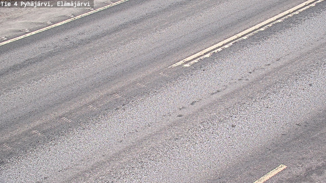 Weather Camera Image Väg 4 Pyhäjärvi, Elämäjärvi, Pyhäjärvi, Pohjois-Pohjanmaa