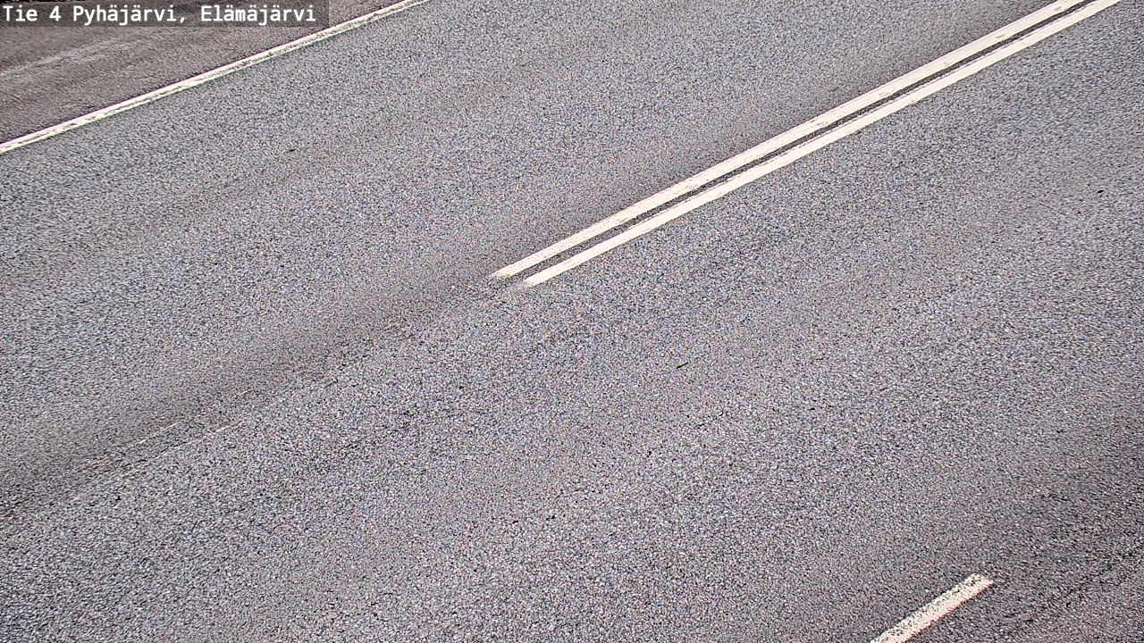 Weather Camera Image Väg 4 Pyhäjärvi, Elämäjärvi, Pyhäjärvi, Pohjois-Pohjanmaa