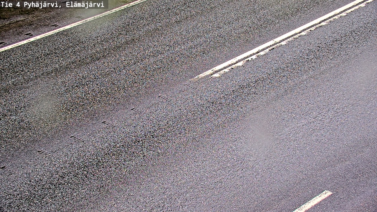 Weather Camera Image Road 4 Pyhäjärvi, Elämäjärvi, Pyhäjärvi, Pohjois-Pohjanmaa