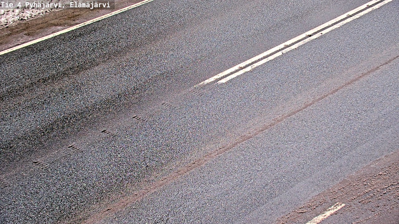 Weather Camera Image Road 4 Pyhäjärvi, Elämäjärvi, Pyhäjärvi, Pohjois-Pohjanmaa