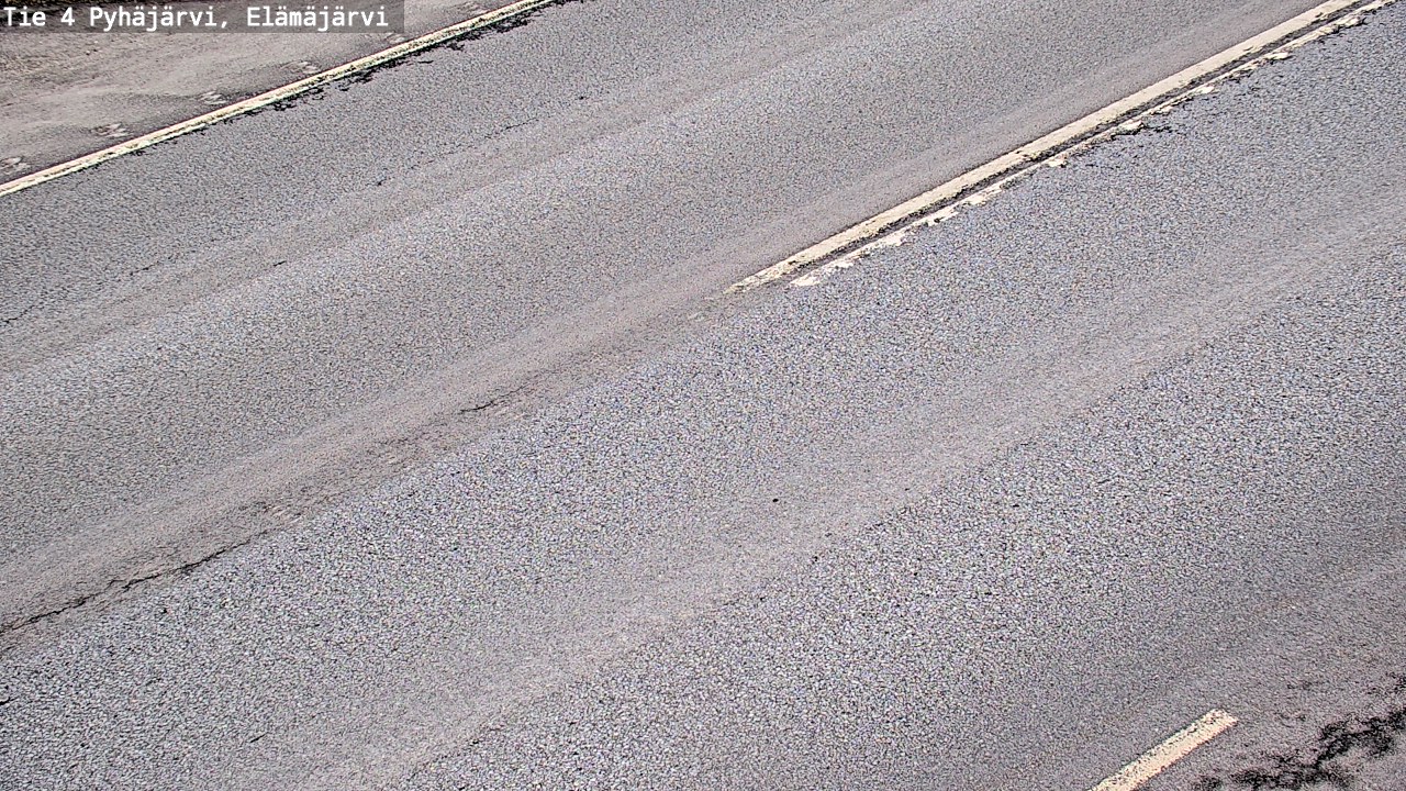 Weather Camera Image Väg 4 Pyhäjärvi, Elämäjärvi, Pyhäjärvi, Pohjois-Pohjanmaa