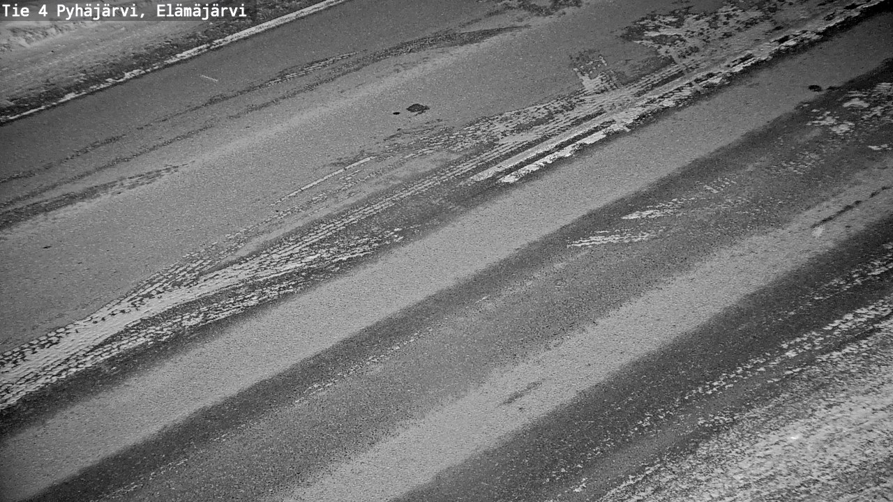 Weather Camera Image Road 4 Pyhäjärvi, Elämäjärvi, Pyhäjärvi, Pohjois-Pohjanmaa