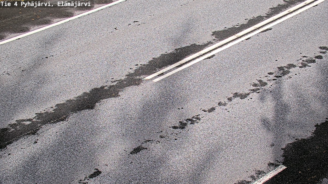Weather Camera Image Road 4 Pyhäjärvi, Elämäjärvi, Pyhäjärvi, Pohjois-Pohjanmaa