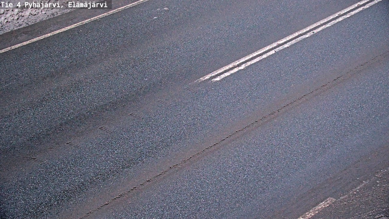 Weather Camera Image Road 4 Pyhäjärvi, Elämäjärvi, Pyhäjärvi, Pohjois-Pohjanmaa