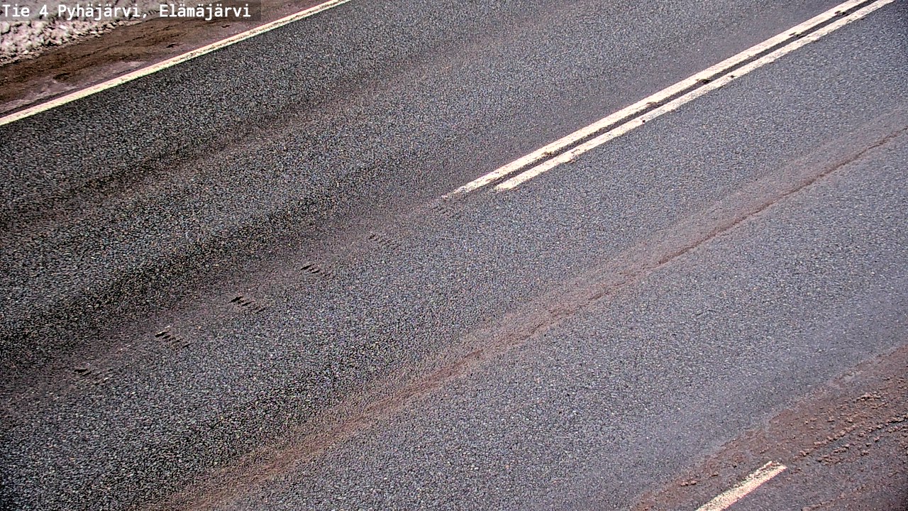 Weather Camera Image Road 4 Pyhäjärvi, Elämäjärvi, Pyhäjärvi, Pohjois-Pohjanmaa