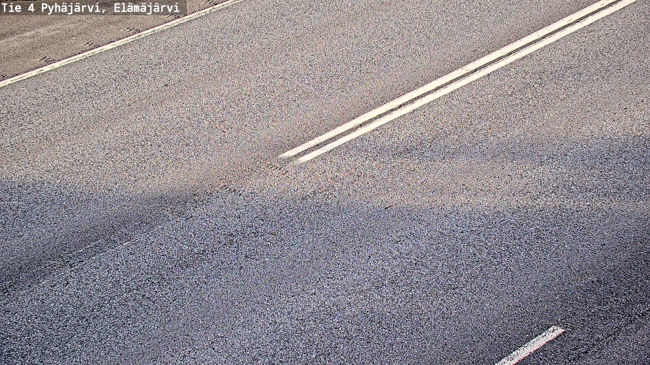 Weather Camera Image Väg 4 Pyhäjärvi, Elämäjärvi, Pyhäjärvi, Pohjois-Pohjanmaa
