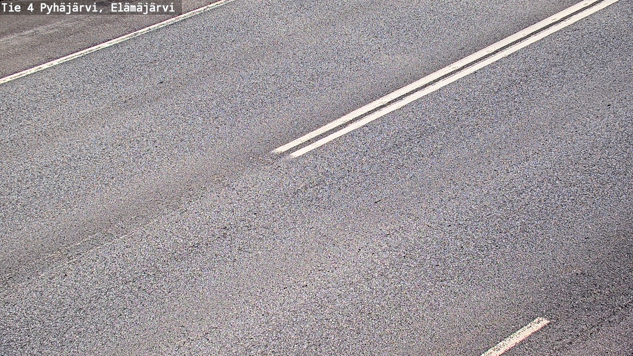 Weather Camera Image Väg 4 Pyhäjärvi, Elämäjärvi, Pyhäjärvi, Pohjois-Pohjanmaa