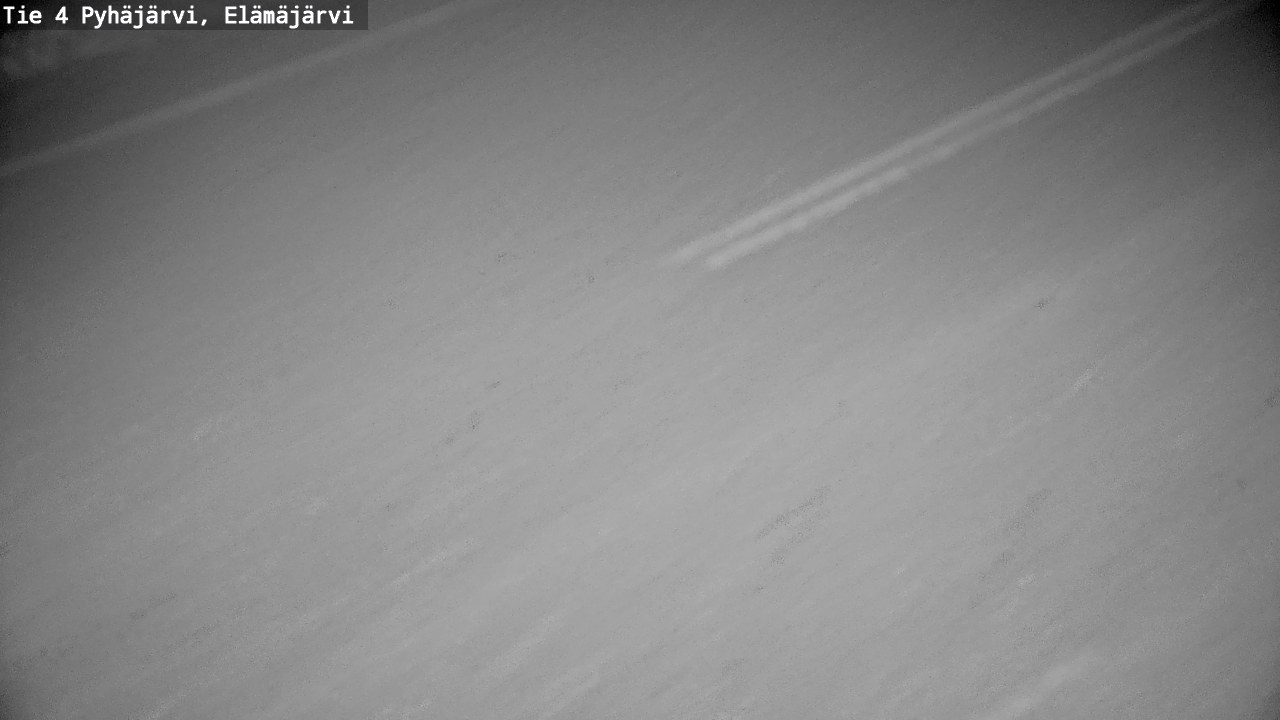 Weather Camera Image Road 4 Pyhäjärvi, Elämäjärvi, Pyhäjärvi, Pohjois-Pohjanmaa