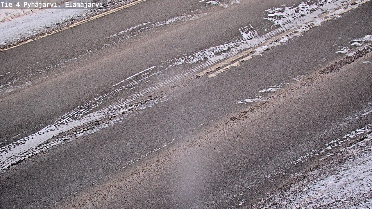 Weather Camera Image Road 4 Pyhäjärvi, Elämäjärvi, Pyhäjärvi, Pohjois-Pohjanmaa