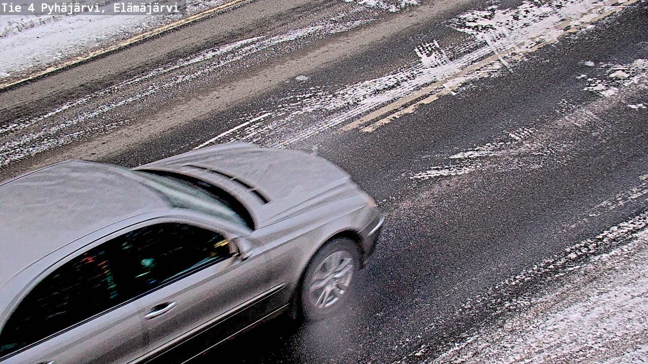 Weather Camera Image Väg 4 Pyhäjärvi, Elämäjärvi, Pyhäjärvi, Pohjois-Pohjanmaa