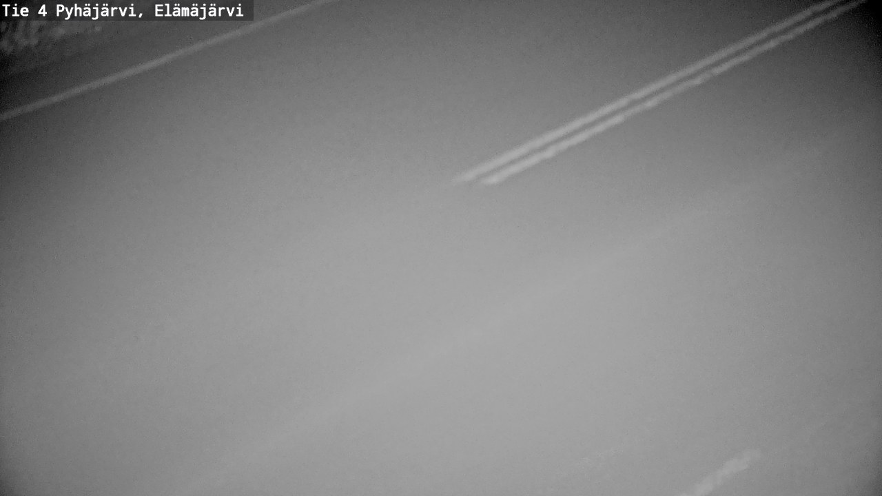 Weather Camera Image Road 4 Pyhäjärvi, Elämäjärvi, Pyhäjärvi, Pohjois-Pohjanmaa