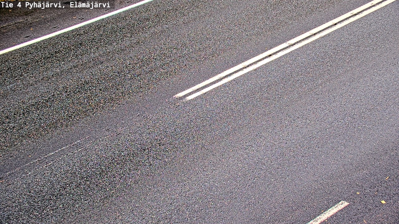 Weather Camera Image Road 4 Pyhäjärvi, Elämäjärvi, Pyhäjärvi, Pohjois-Pohjanmaa