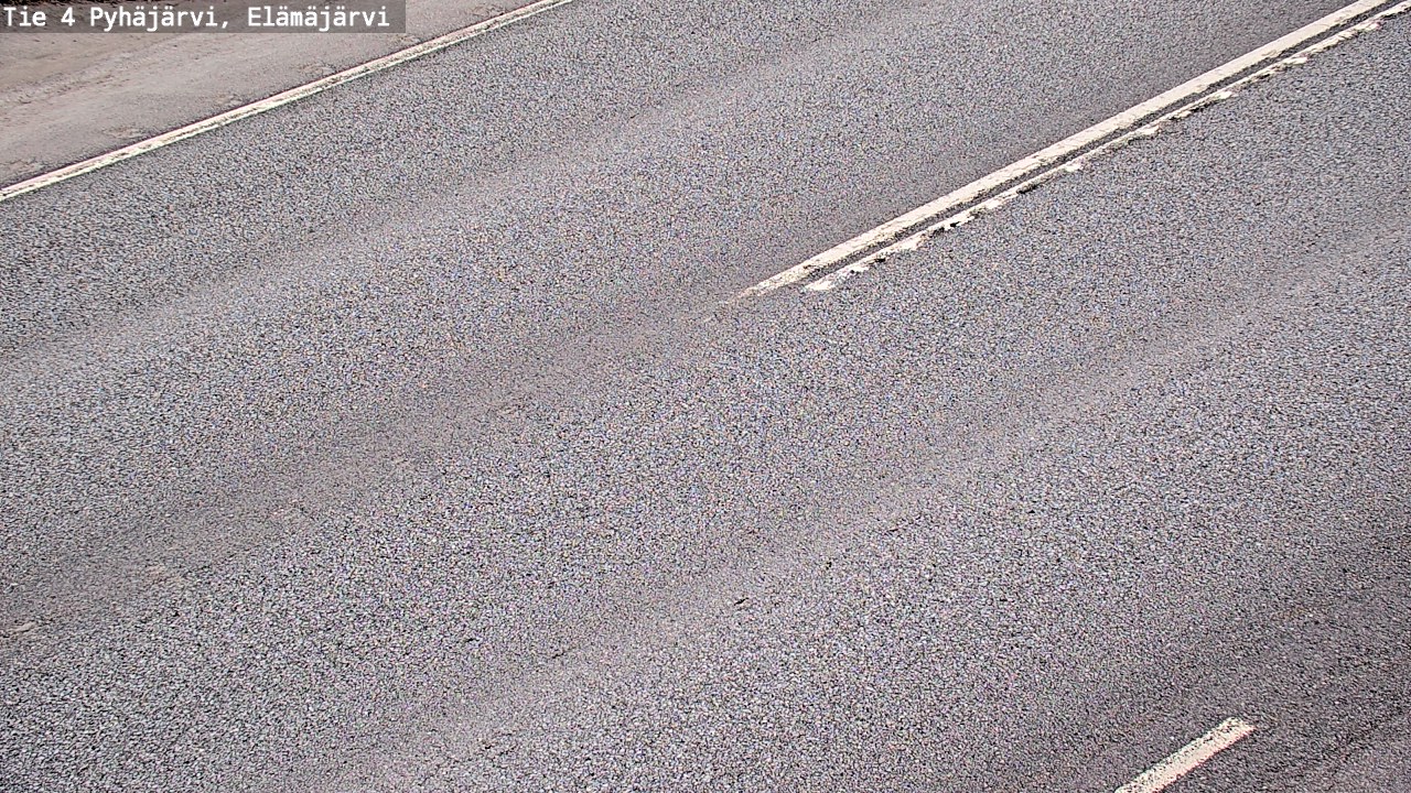 Weather Camera Image Väg 4 Pyhäjärvi, Elämäjärvi, Pyhäjärvi, Pohjois-Pohjanmaa