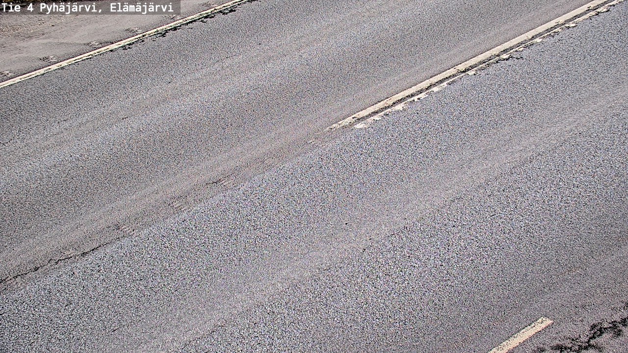 Weather Camera Image Väg 4 Pyhäjärvi, Elämäjärvi, Pyhäjärvi, Pohjois-Pohjanmaa