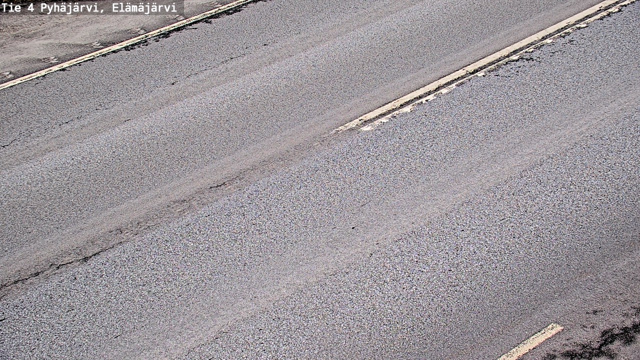 Weather Camera Image Väg 4 Pyhäjärvi, Elämäjärvi, Pyhäjärvi, Pohjois-Pohjanmaa