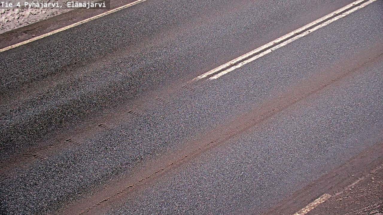 Weather Camera Image Road 4 Pyhäjärvi, Elämäjärvi, Pyhäjärvi, Pohjois-Pohjanmaa