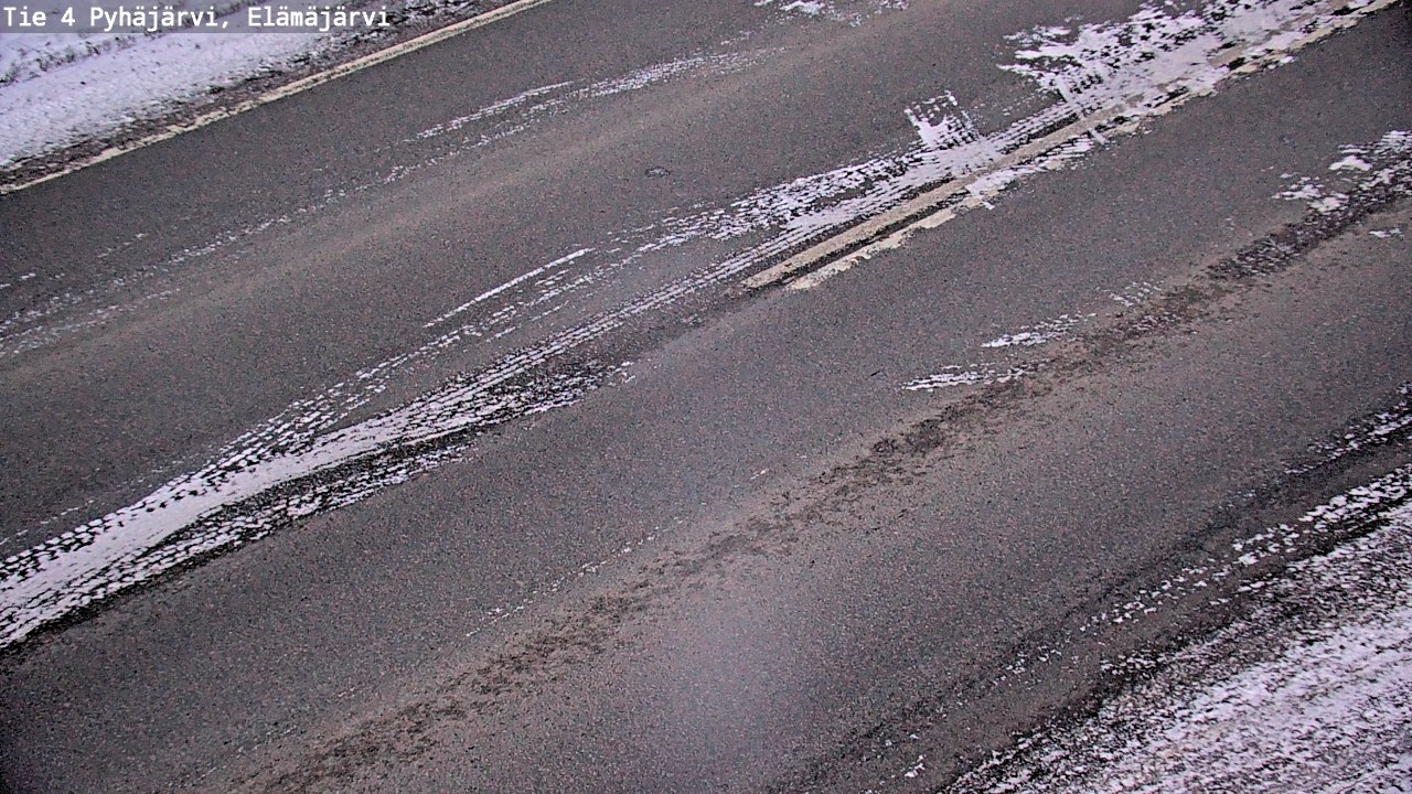 Weather Camera Image Road 4 Pyhäjärvi, Elämäjärvi, Pyhäjärvi, Pohjois-Pohjanmaa