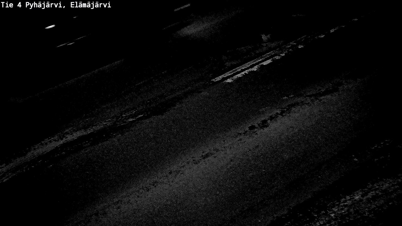 Weather Camera Image Road 4 Pyhäjärvi, Elämäjärvi, Pyhäjärvi, Pohjois-Pohjanmaa