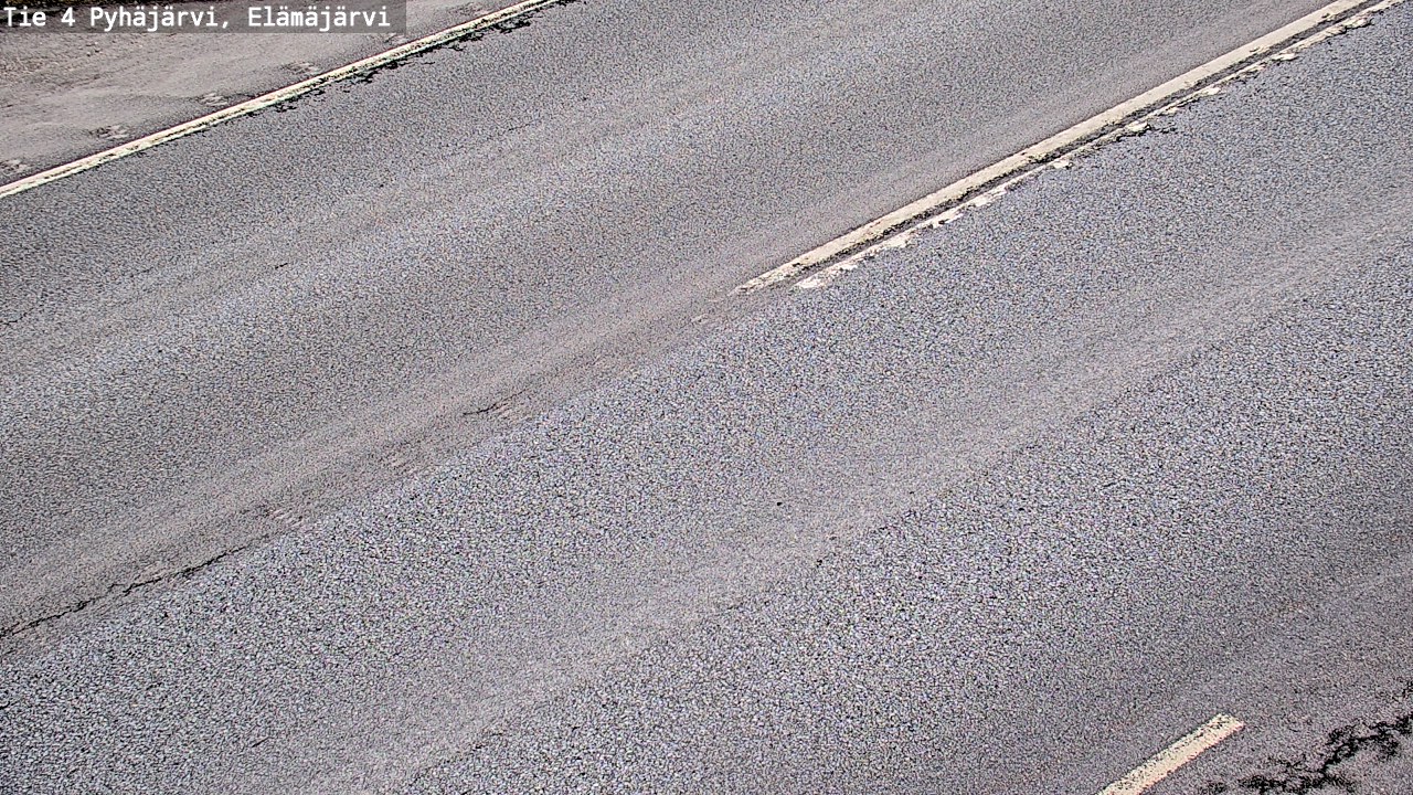 Weather Camera Image Väg 4 Pyhäjärvi, Elämäjärvi, Pyhäjärvi, Pohjois-Pohjanmaa