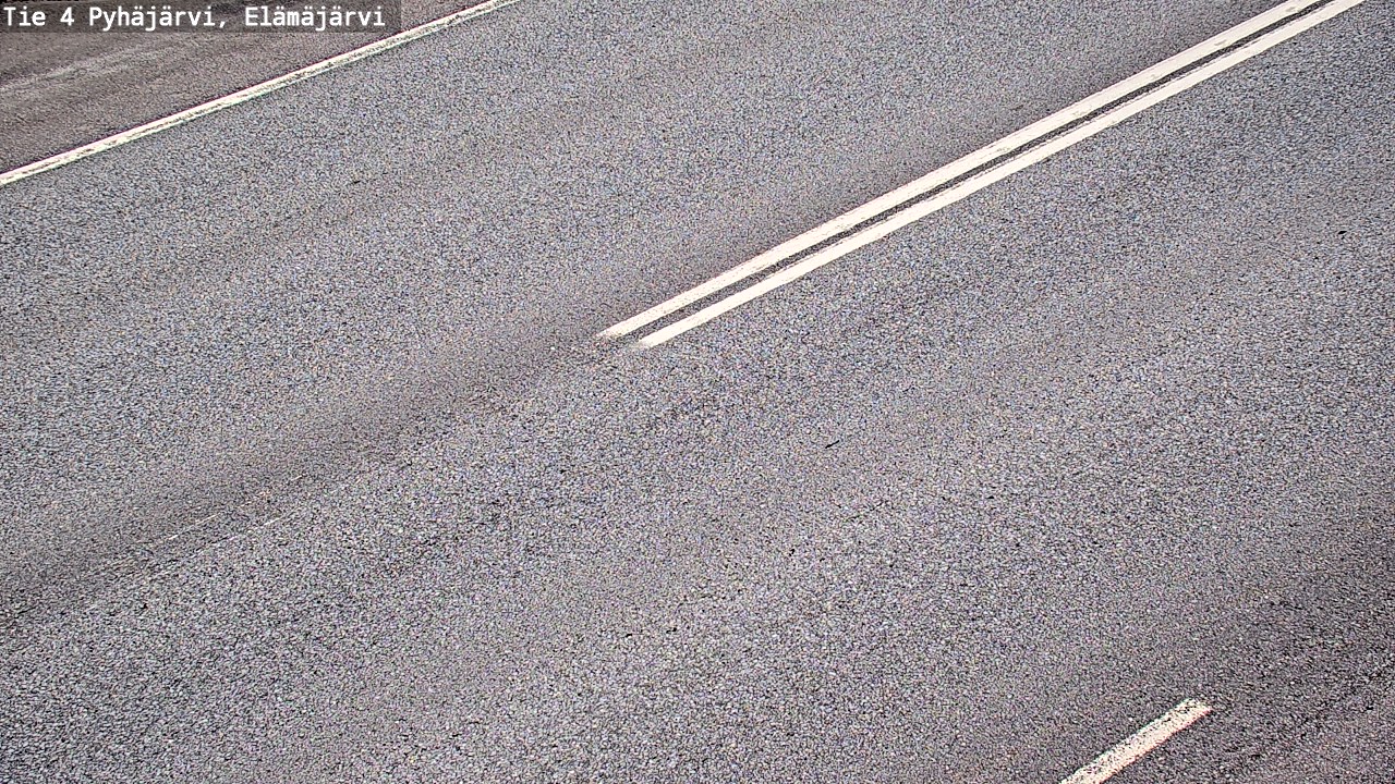 Weather Camera Image Väg 4 Pyhäjärvi, Elämäjärvi, Pyhäjärvi, Pohjois-Pohjanmaa