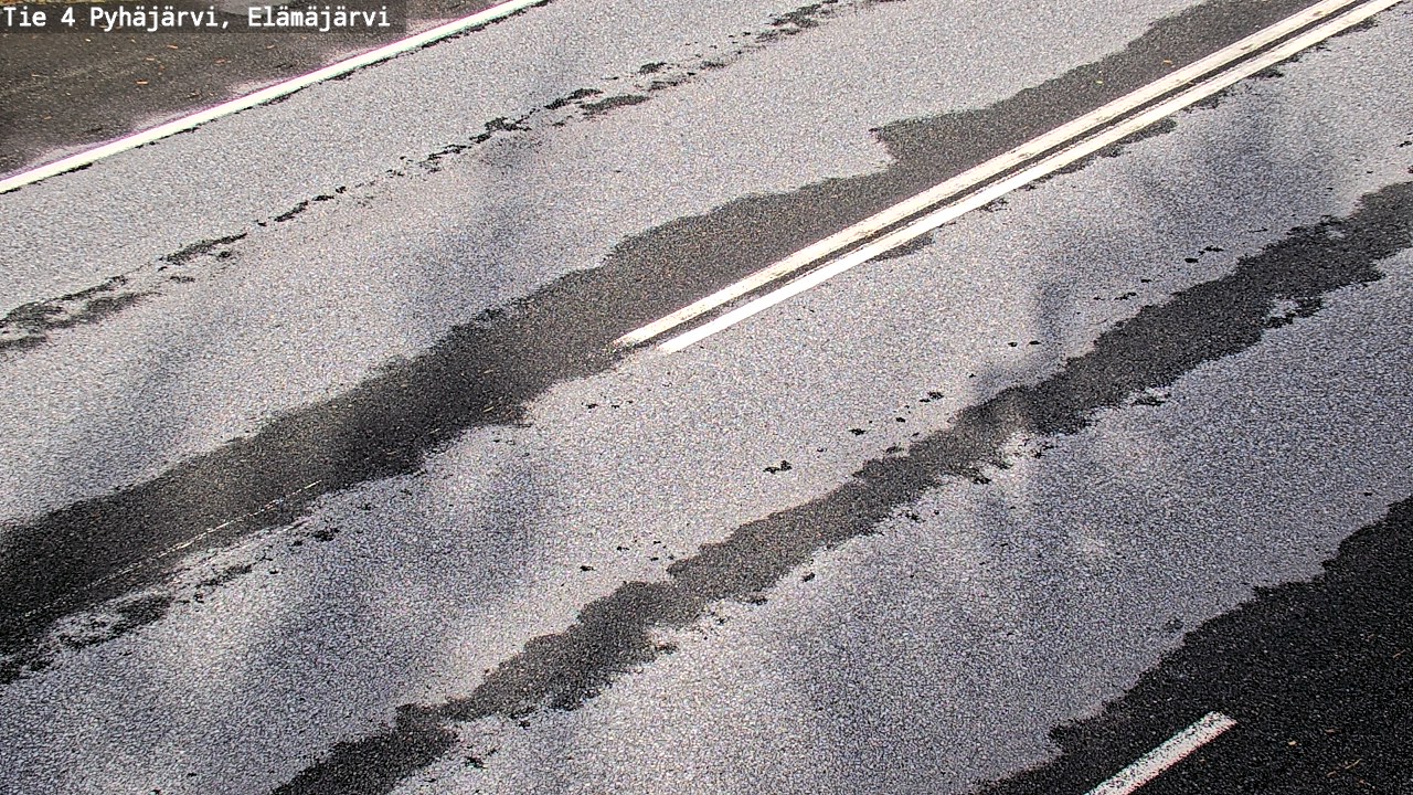 Weather Camera Image Road 4 Pyhäjärvi, Elämäjärvi, Pyhäjärvi, Pohjois-Pohjanmaa