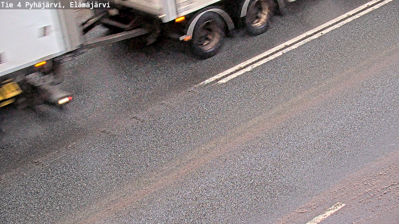Weather Camera Image Road 4 Pyhäjärvi, Elämäjärvi, Pyhäjärvi, Pohjois-Pohjanmaa