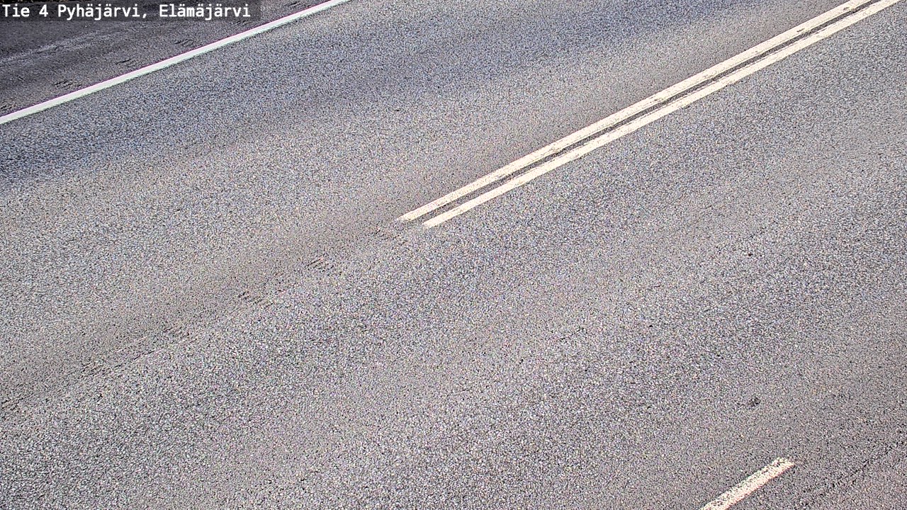 Weather Camera Image Road 4 Pyhäjärvi, Elämäjärvi, Pyhäjärvi, Pohjois-Pohjanmaa