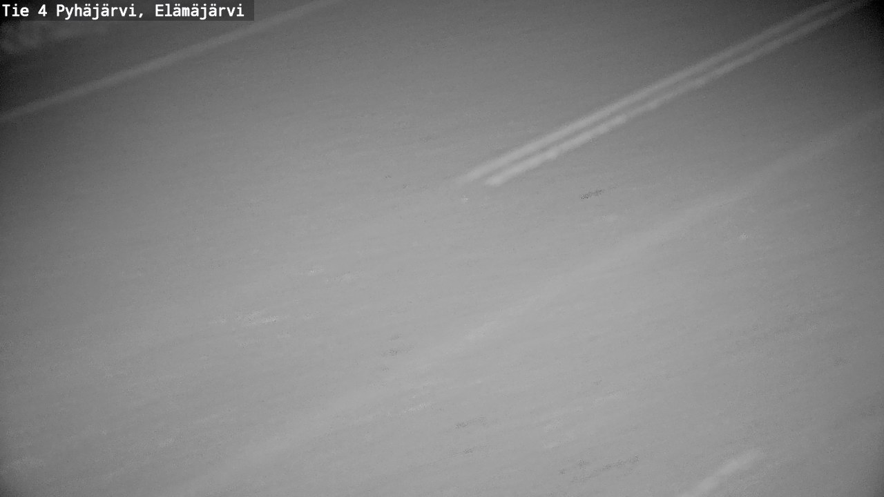 Weather Camera Image Road 4 Pyhäjärvi, Elämäjärvi, Pyhäjärvi, Pohjois-Pohjanmaa