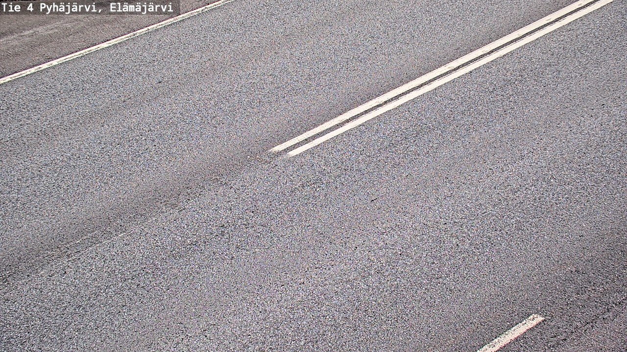 Weather Camera Image Väg 4 Pyhäjärvi, Elämäjärvi, Pyhäjärvi, Pohjois-Pohjanmaa