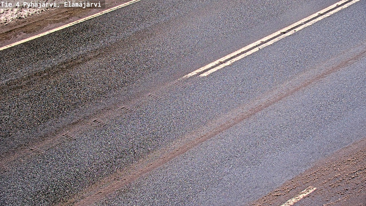 Weather Camera Image Road 4 Pyhäjärvi, Elämäjärvi, Pyhäjärvi, Pohjois-Pohjanmaa