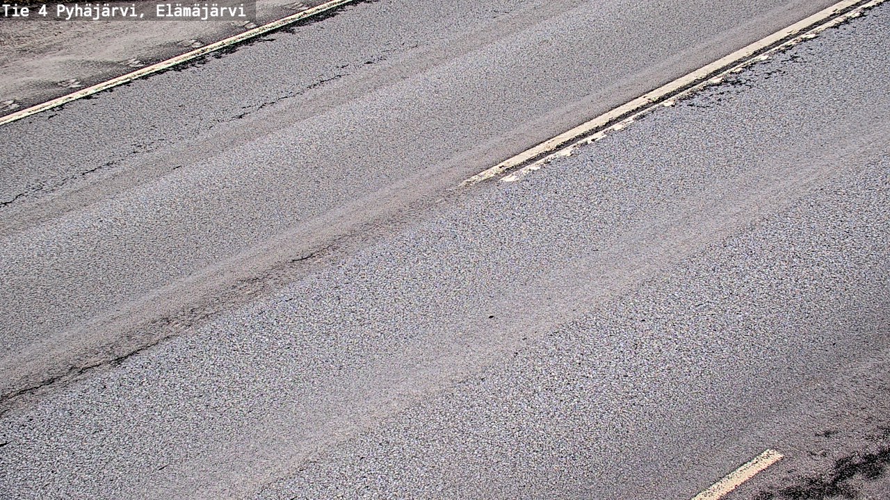Weather Camera Image Väg 4 Pyhäjärvi, Elämäjärvi, Pyhäjärvi, Pohjois-Pohjanmaa