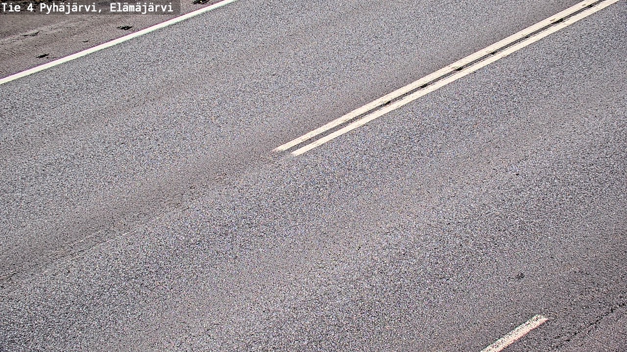 Weather Camera Image Road 4 Pyhäjärvi, Elämäjärvi, Pyhäjärvi, Pohjois-Pohjanmaa