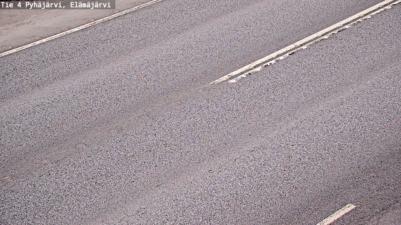 Weather Camera Image Road 4 Pyhäjärvi, Elämäjärvi, Pyhäjärvi, Pohjois-Pohjanmaa