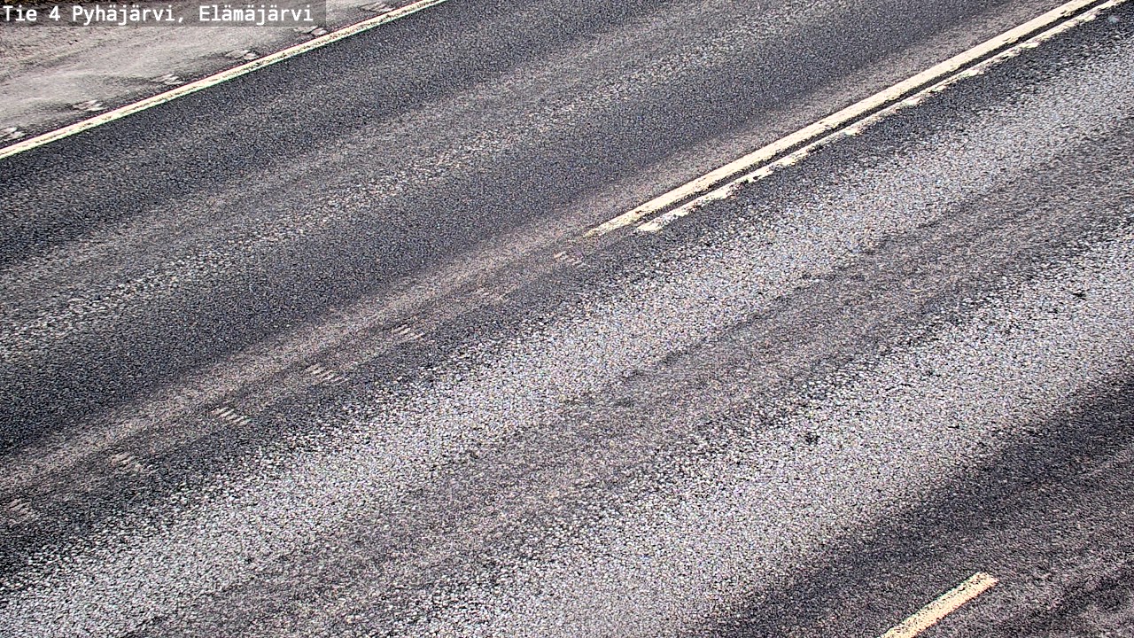 Weather Camera Image Väg 4 Pyhäjärvi, Elämäjärvi, Pyhäjärvi, Pohjois-Pohjanmaa