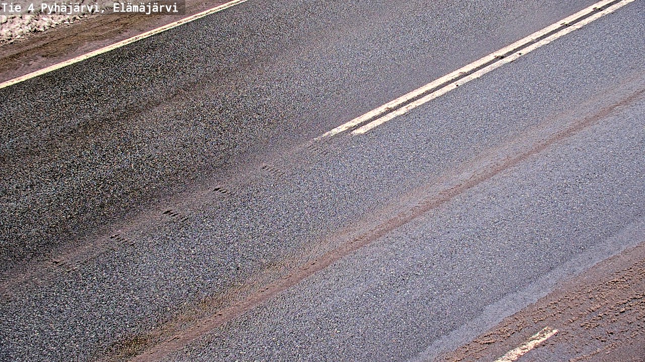 Weather Camera Image Road 4 Pyhäjärvi, Elämäjärvi, Pyhäjärvi, Pohjois-Pohjanmaa