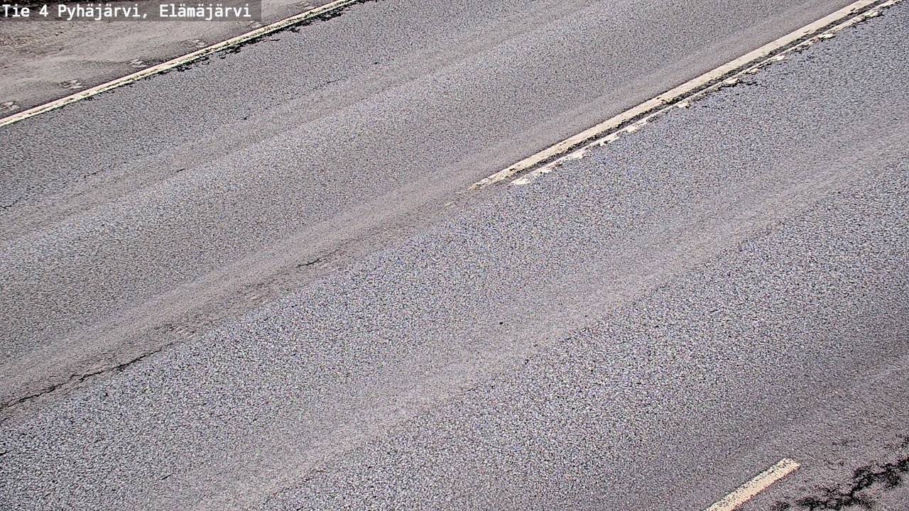 Weather Camera Image Väg 4 Pyhäjärvi, Elämäjärvi, Pyhäjärvi, Pohjois-Pohjanmaa