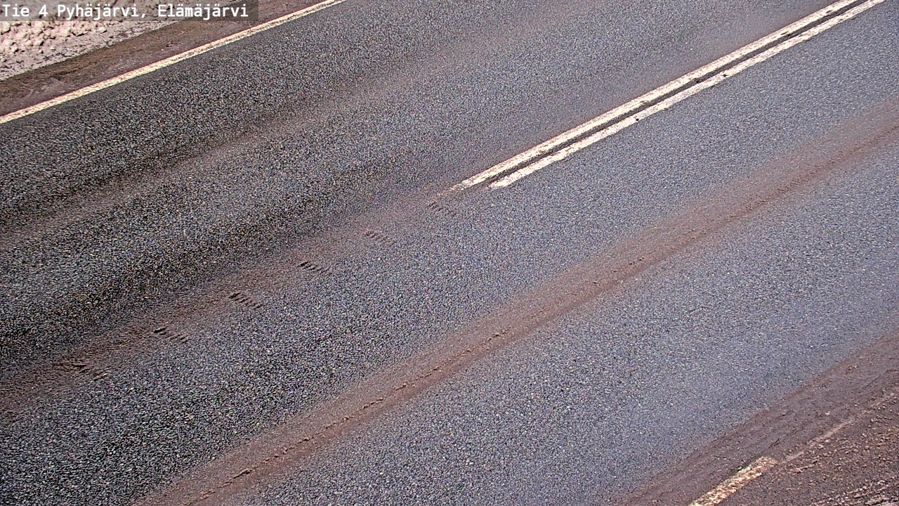 Weather Camera Image Road 4 Pyhäjärvi, Elämäjärvi, Pyhäjärvi, Pohjois-Pohjanmaa