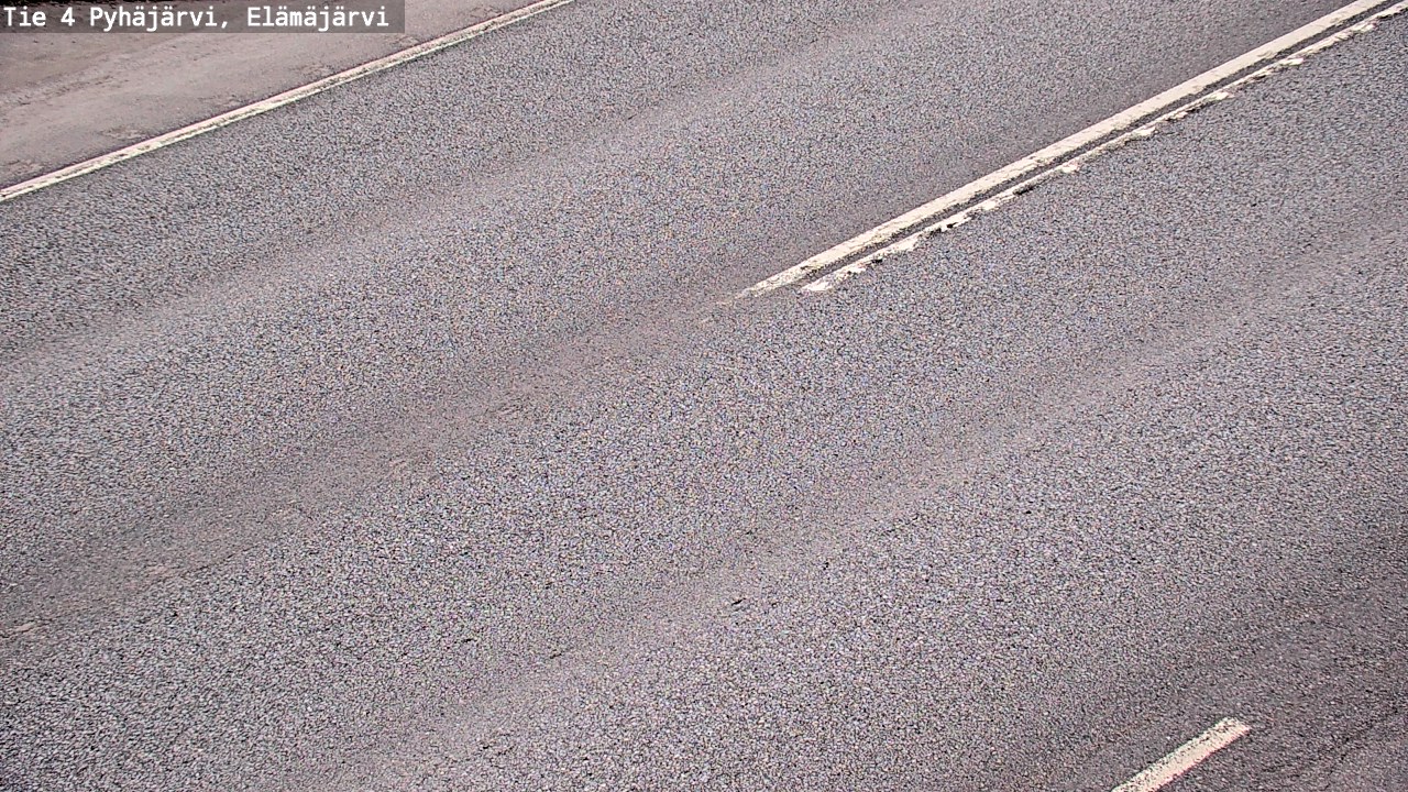 Weather Camera Image Road 4 Pyhäjärvi, Elämäjärvi, Pyhäjärvi, Pohjois-Pohjanmaa