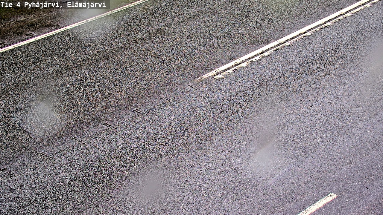 Weather Camera Image Road 4 Pyhäjärvi, Elämäjärvi, Pyhäjärvi, Pohjois-Pohjanmaa