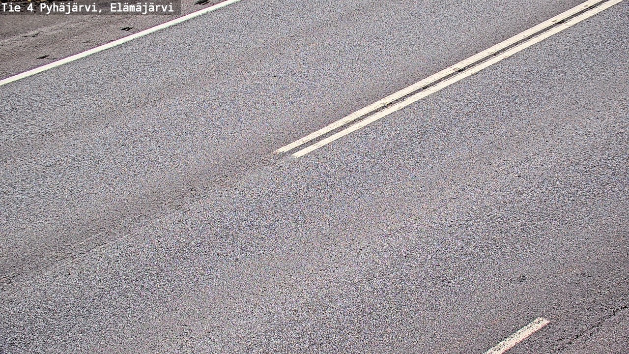 Weather Camera Image Road 4 Pyhäjärvi, Elämäjärvi, Pyhäjärvi, Pohjois-Pohjanmaa