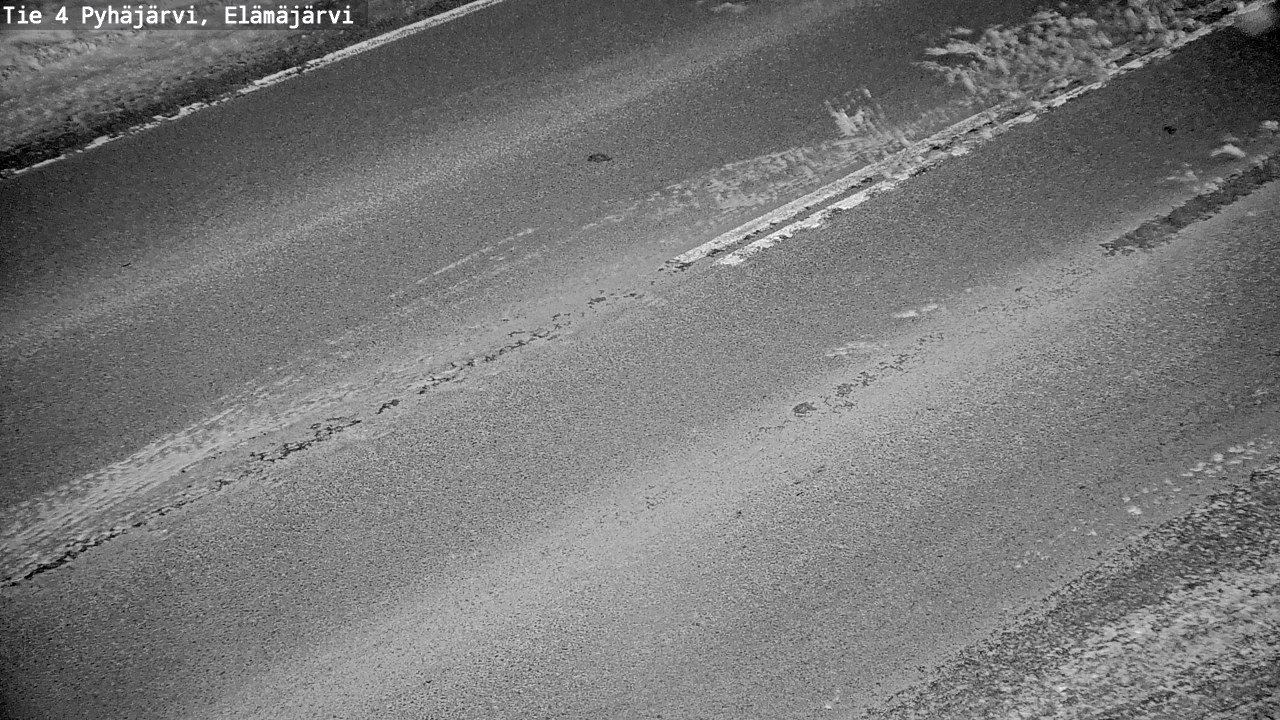 Weather Camera Image Road 4 Pyhäjärvi, Elämäjärvi, Pyhäjärvi, Pohjois-Pohjanmaa