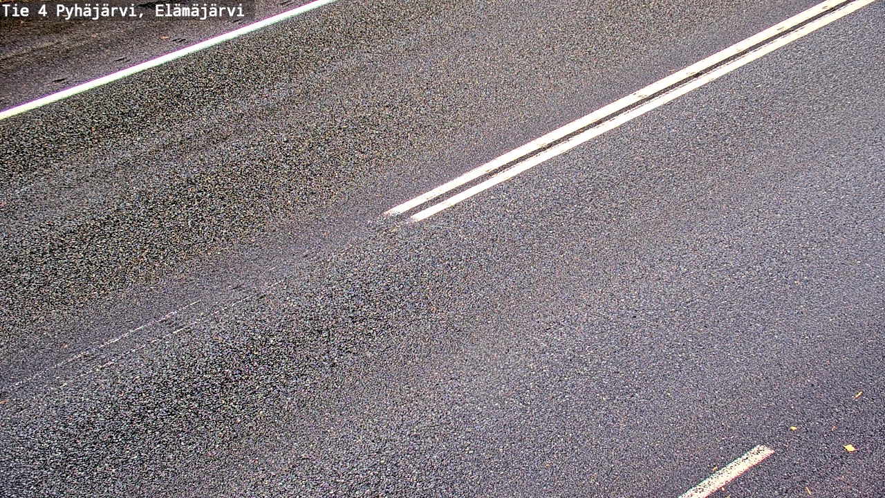 Weather Camera Image Road 4 Pyhäjärvi, Elämäjärvi, Pyhäjärvi, Pohjois-Pohjanmaa