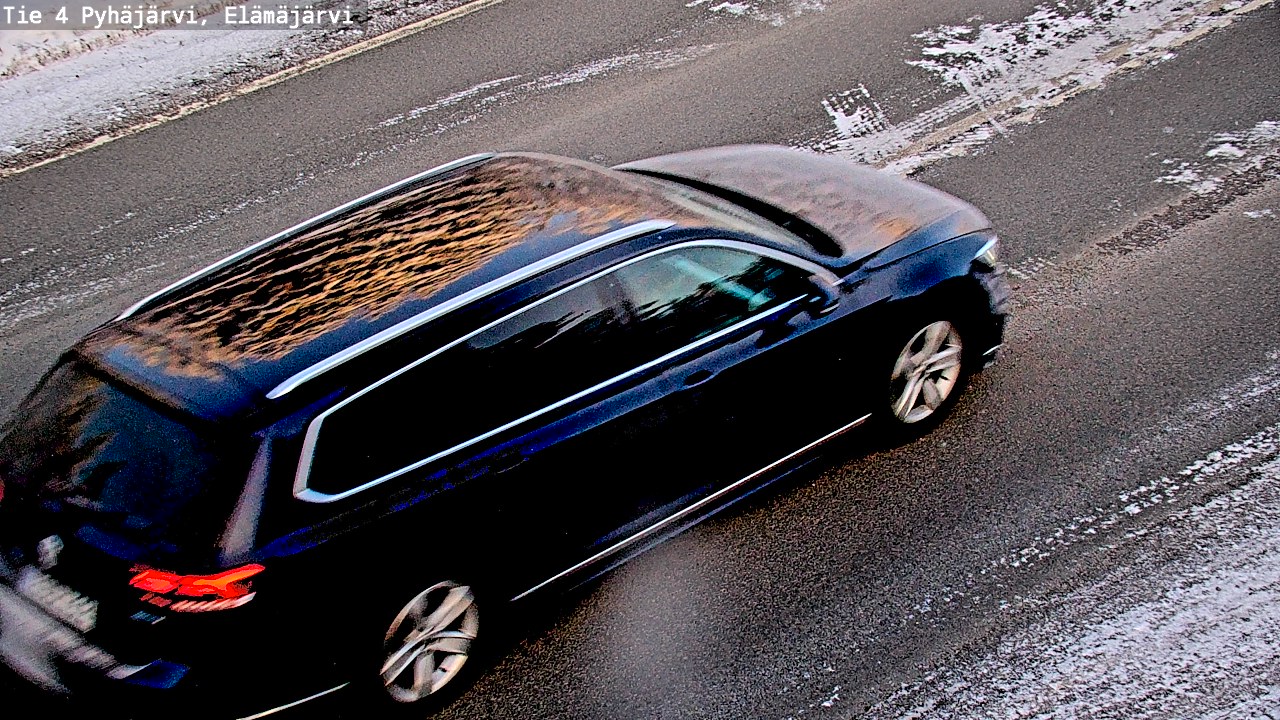 Weather Camera Image Road 4 Pyhäjärvi, Elämäjärvi, Pyhäjärvi, Pohjois-Pohjanmaa